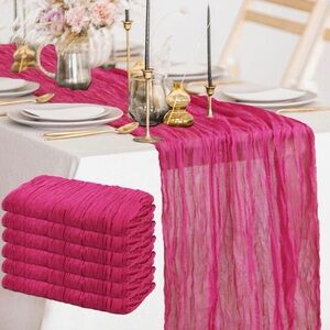 Pink Table Runner Set